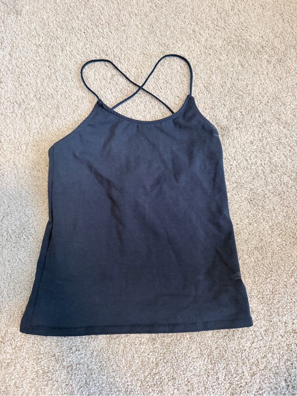 Women’s Black Strappy Cami Tank Top